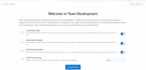 team development oracle
