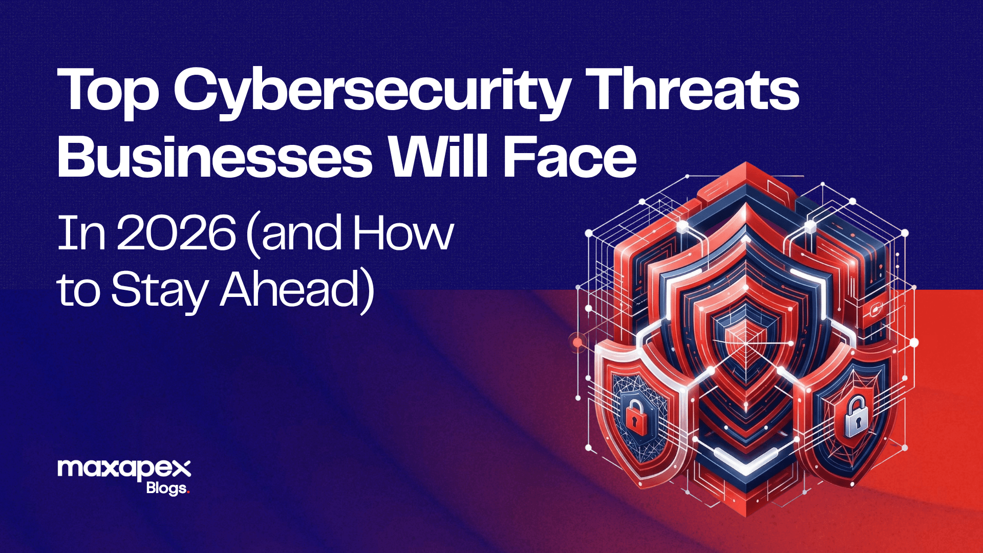 An illustration of MaxProtect managed security defending systems against top cybersecurity threats 2026, highlighting comprehensive Linux server security and cloud server protection.